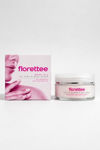 Florettee Rose Oil BB Hand & Body Cream - 200ml