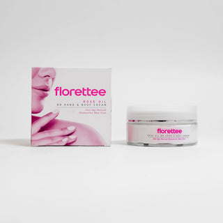 Florettee Rose Oil Hand & Body Cream 200ml